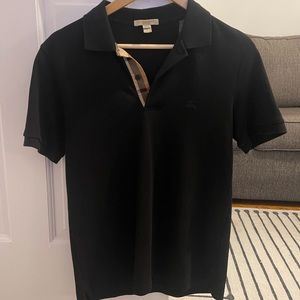 Burberry Mens Polo in Black size Small